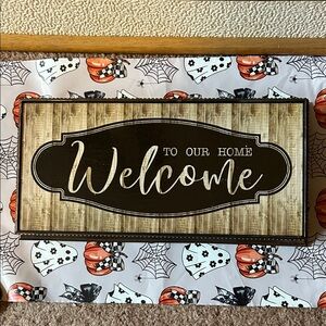 Rustic Welcome Sign (NWOT)